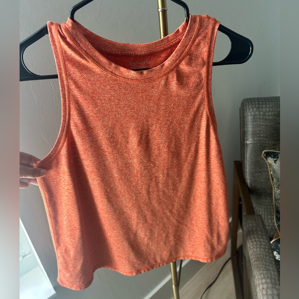Small - Athleta Coral-Orange Performance Tank